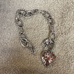 Brighton Power of Pink or Trust your journey breast cancer awareness bracelet.